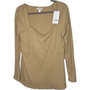 Isabel Maternity Ribbed Corsetry Long Sleeve Shirt size XXL